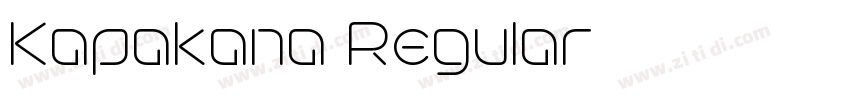 Kapakana Regular字体转换